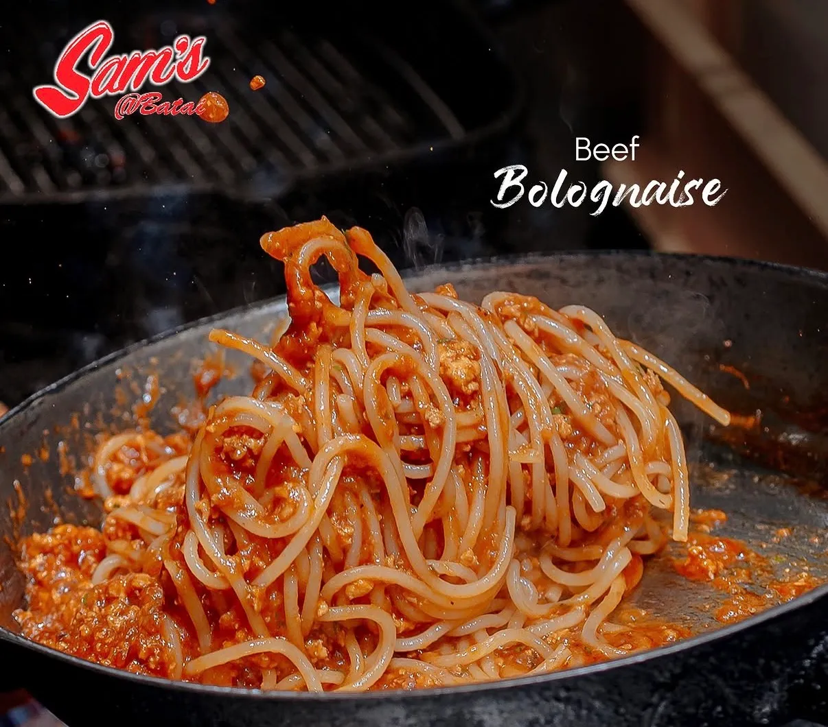 Sam's beef bolognaise spaghetti